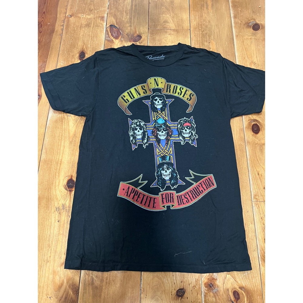 Bravado Guns N Roses Appetite For Destruction Graphic T-Shirt Black Medium